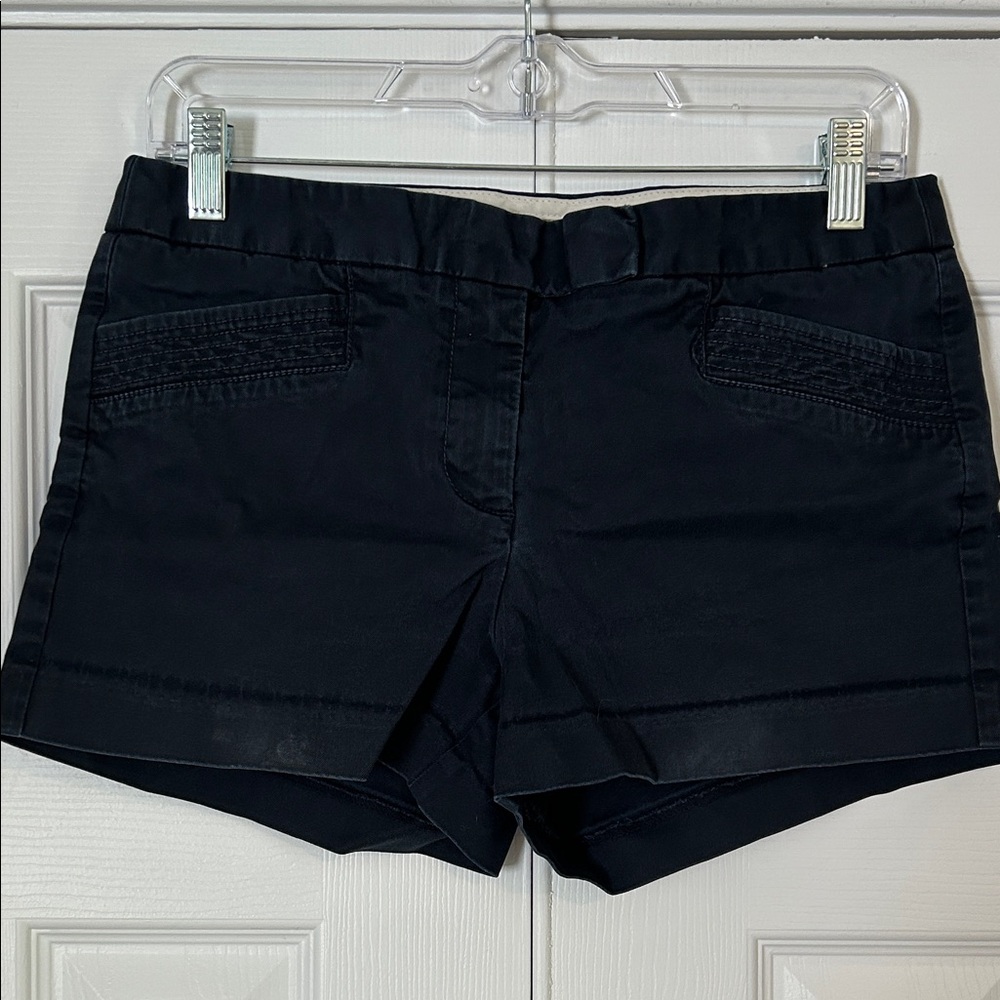 J. Crew Navy Blue High-Waist Women's Shorts